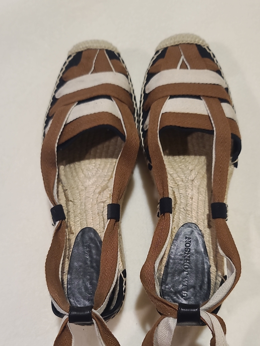 Ulla Johnson Ankle Tie Espadrilles Size 8 - Picture 6 of 7